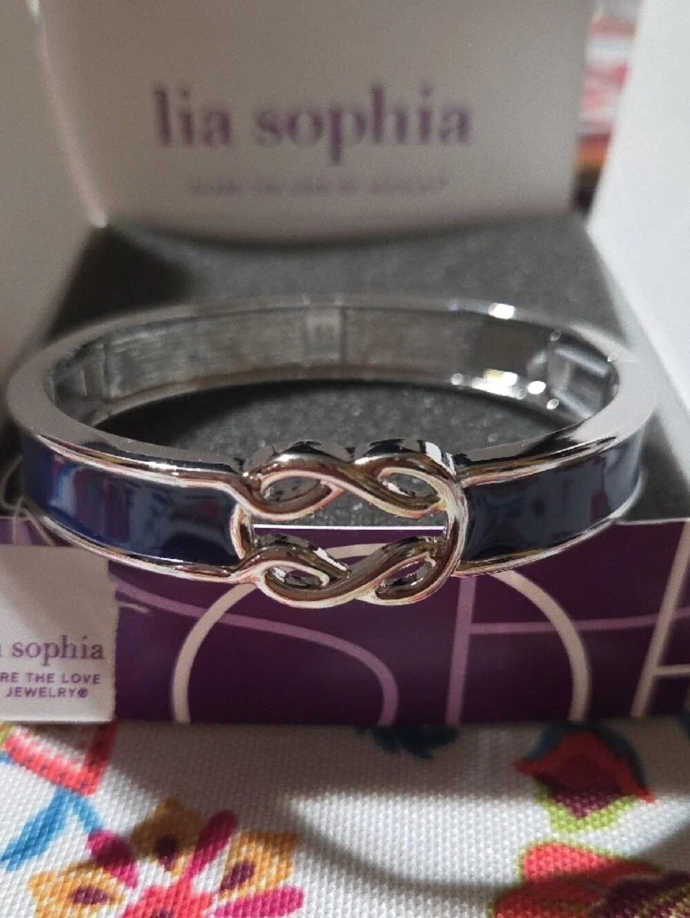 Lia Sophia KNOT IT NIB Stretch Bangle